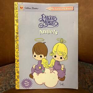 Vintage Precious Moments Angels Coloring Book – Golden Books (1997)